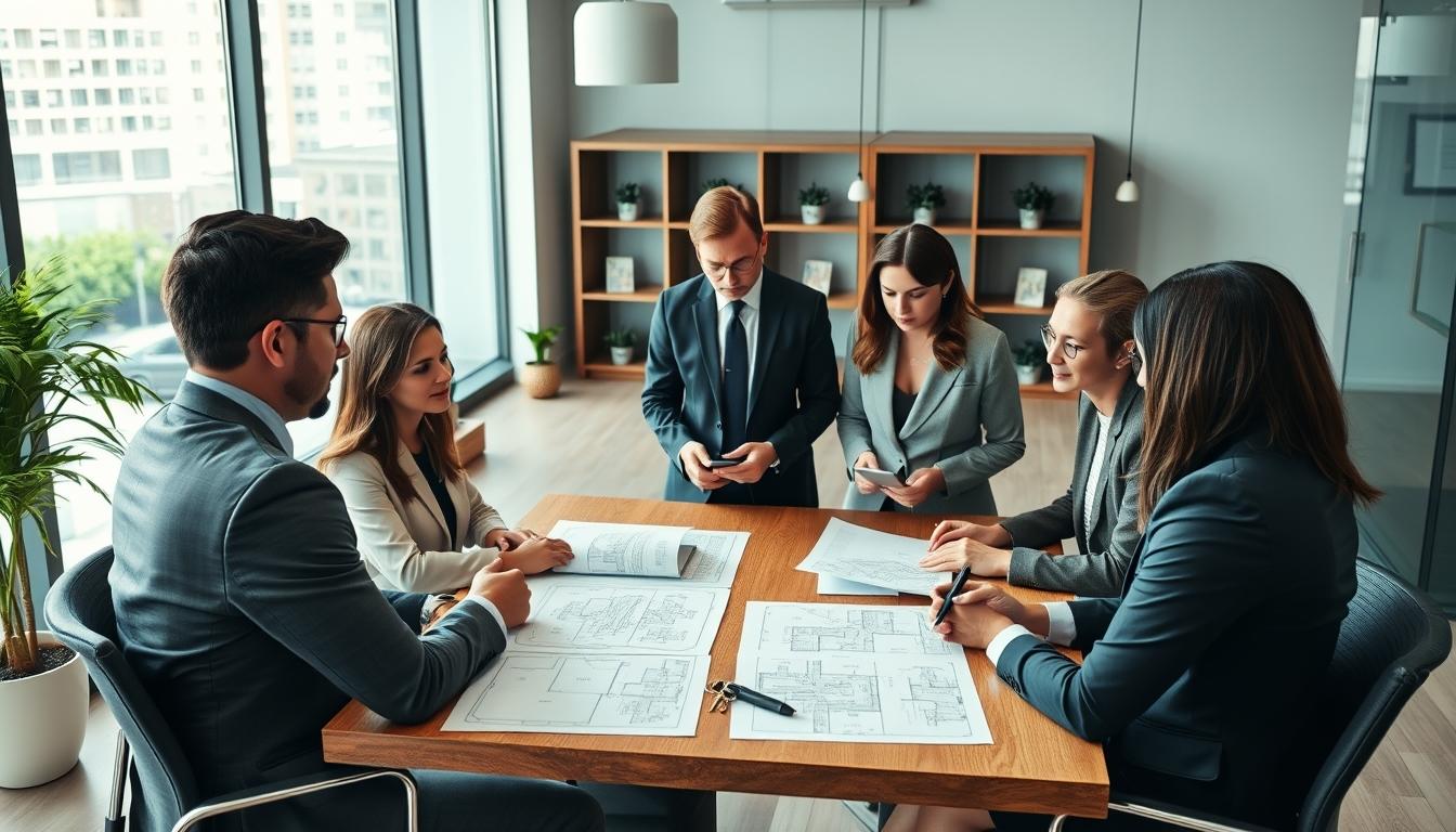 Family reviewing legal documents